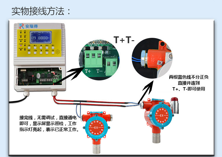 氯乙烯氣體報警器接線不分正負(fù)極