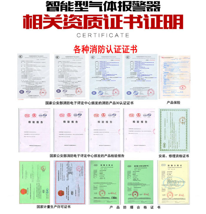 氯乙烯氣體報警器防爆認(rèn)證